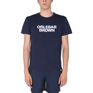 ORLEBAR BROWN Classic Logo T-Shirt Men BLUE T-Shirts